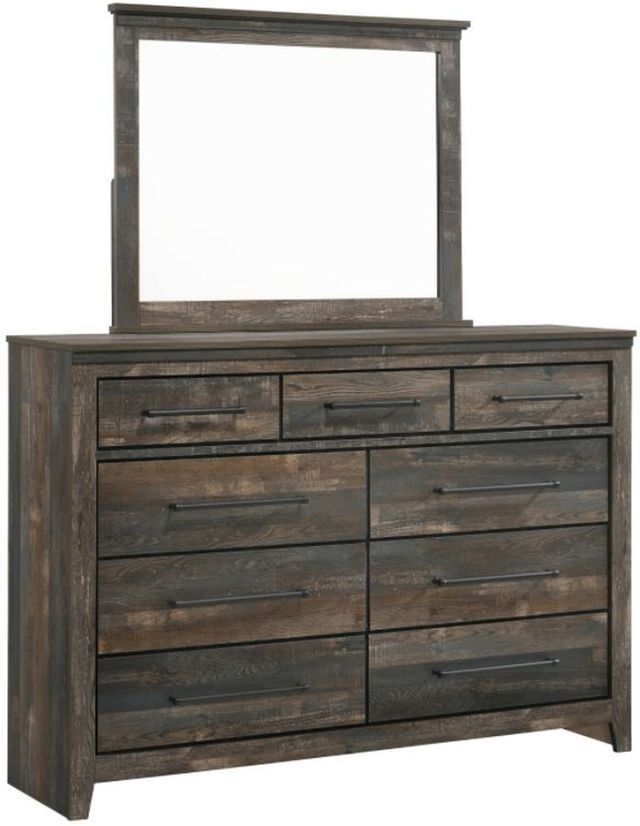 Coaster® Ridgedale 4-Piece Latte/Weathered Dark Brown Queen Bedroom Set-2