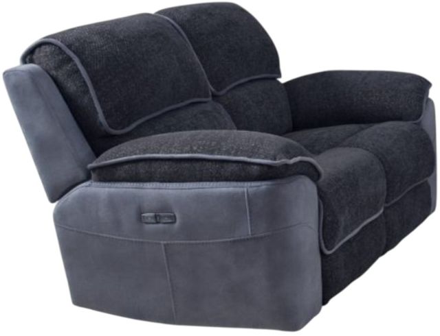 American Wholesale Furniture Paris Ink Power Reclining Loveseat-0