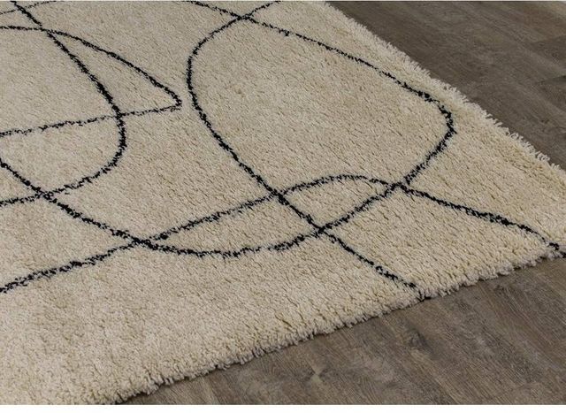 Kalora Interiors Maroq Cream/Black 8' x 11' Rug-2