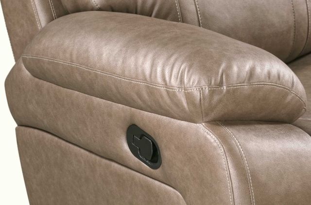 Parker House® Theon Stokes Toffee Manual Reclining Sofa with Drop Down Table-4
