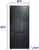 Element® 30 in. 18.4 Cu. Ft. Black French Door Refrigerator -3