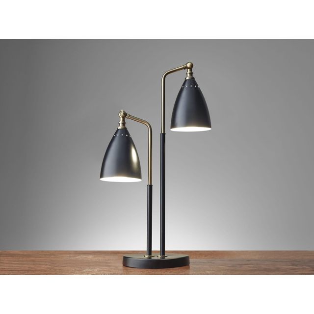 Adesso® Chelsea Black Table Lamp-1