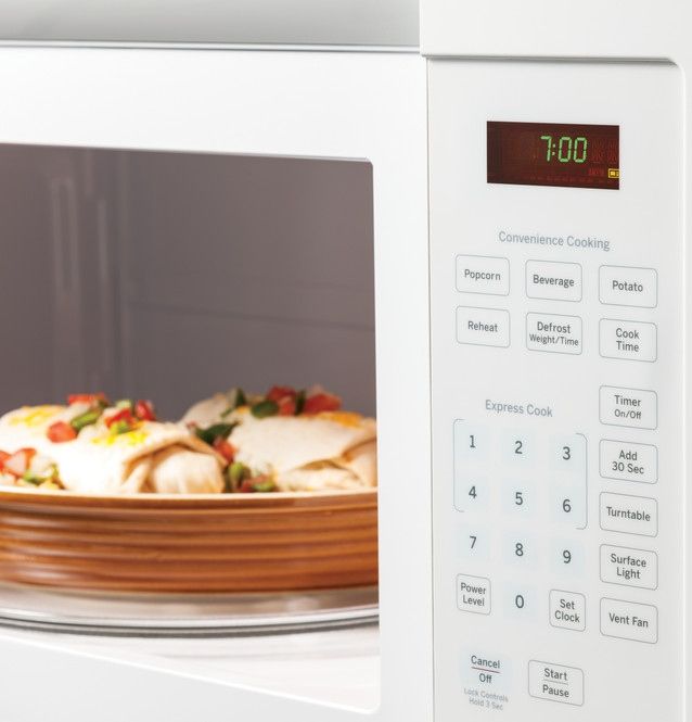 GE® 1.6 Cu. Ft. White Over The Range Microwave-3