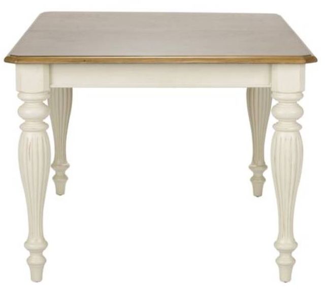 Liberty Furniture Cumberland Creek Nutmeg Dining Table with Buttermilk Base-3