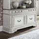 Liberty Furniture Magnolia Manor Antique White/Weathered Bark Home Office Credenza-1