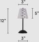 Classy Living 2-Piece Crystal Radiance I Matte Black Accent Lamp Set-1