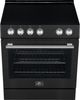 FORNO® Leonardo 30" Black Pro Style Electric Range-4