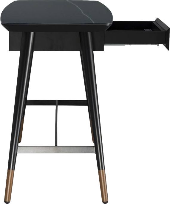 Natuzzi Editions Slancio Sahara Noir Rectangular Cajon-1