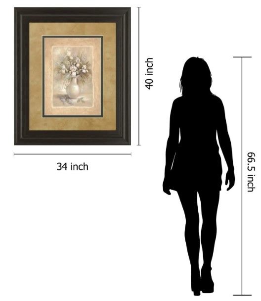 Classy Art White Bounty I By Vivian Flasch Wall Art-3