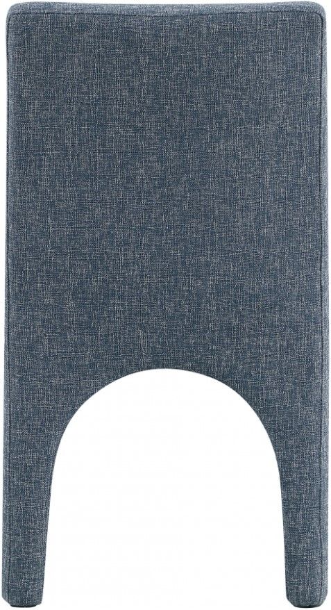 Meridian Furniture Gramercy Blue Upholstered Dining Side Chair-3