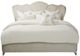 Michael Amini® Villa Cherie Caramel/Champagne California King Upholstered Panel Bed -3