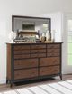 Legacy Classic Fenmore Distressed Cherry/Mocha Dresser-2