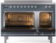 Ilve® Nostalgie II Series 48" Blue Grey Pro Style Induction Range-2