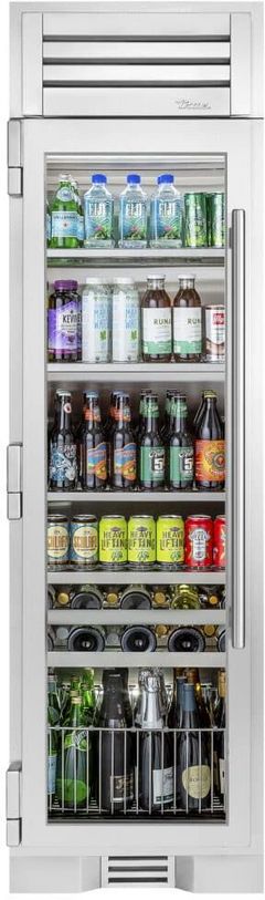 True® 15.4 Cu. Ft. Stainless Glass Beverage Center