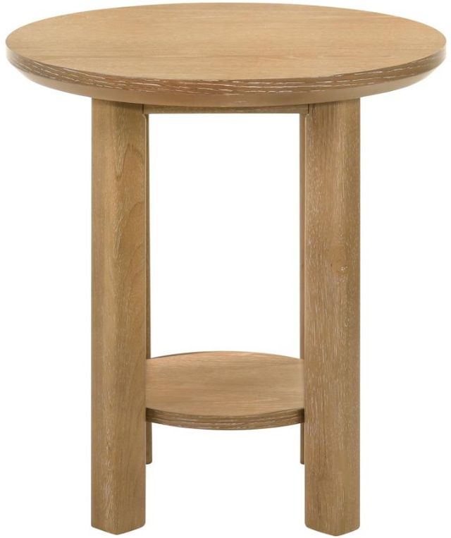 Coaster® Ottowa Washed Oak Side Table-1