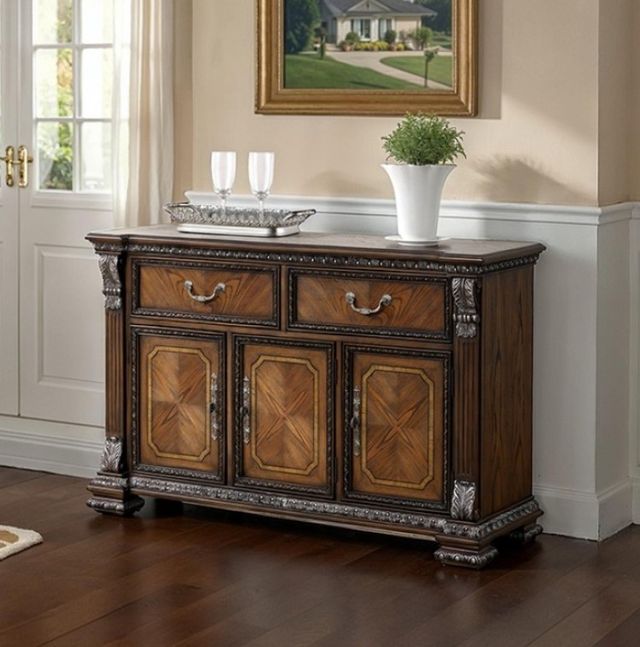 Furniture of America® Promenade Dark Brown Sideboard-1