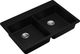 Elkay Quartz Classic® Black 33" x 22" x 5-1/2" Double Bowl Drop-In ADA Sink with Perfect Drain®-0