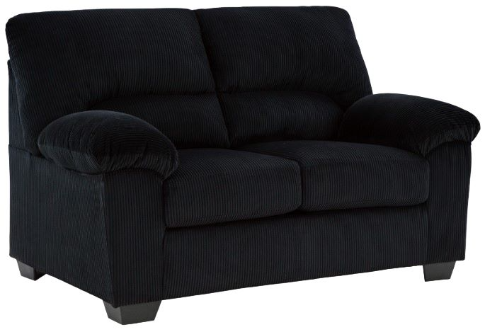 Signature Design by Ashley® SimpleJoy Onyx Loveseat Signature Design by Ashley® SimpleJoy Onyx Loveseat