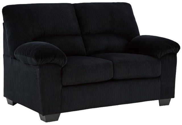 Signature Design by Ashley® SimpleJoy Onyx Loveseat-1