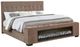 Coaster® Senna Brown California King Upholstered Panel Bed -0
