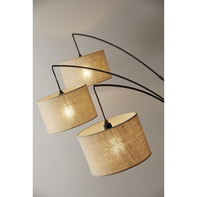 Adesso® Trinity Antique Bronze Arc Lamp-1