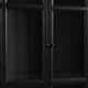 Classic Home Carson Loft Black Display Cabinet-5