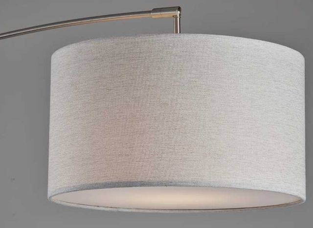 Adesso® Adler White Arc Floor Lamp-1