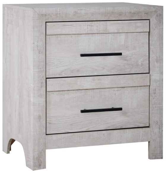New Classic® Home Furnishings Biscayne 4-Piece Driftwood California King Panel Bedroom Set-4