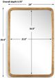 Uttermost® Vestry Antique Brass Mirror-2