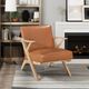 Homelegance® Gideon Brown/Natural Accent Chair-1