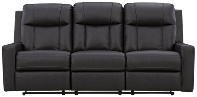 Benchcraft® Mackmenville Carbon Manual Reclining Sofa-1