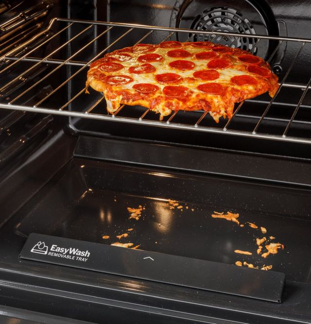 GE® 30'' White Freestanding Gas Range-8
