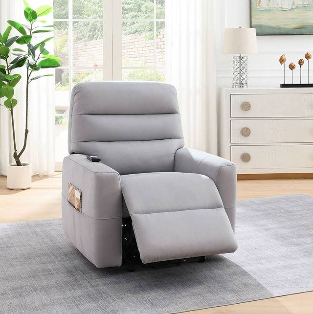 ACME Furniture Freddie Gray Power Glider Recliner with Lift-1