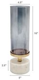 A & B Home Gray Hurricane Candle Holder-3