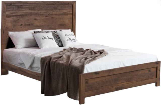American Wholesale Furniture Gilliam 3-Piece Brown Queen Panel Bedroom Set-1