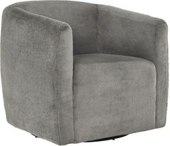 Signature Design by Ashley® Bramner Charcoal Swivel Accent Chair