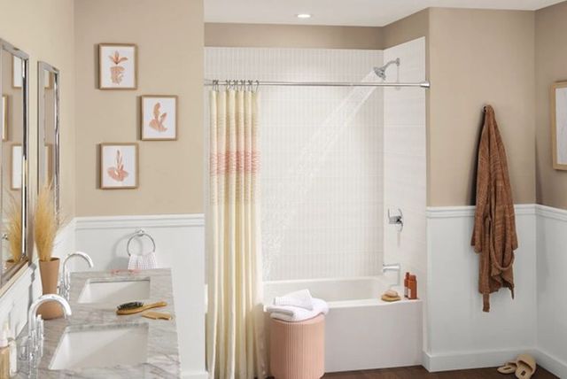 Peerless Flute™ Chrome Tub and Shower Trim Kit -2