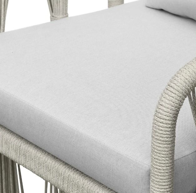 Intercon Alexa White Aluminum/Fabric Outdoor Arm Chair-3