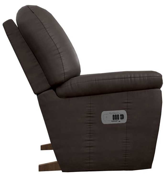 La-Z-Boy® Maverick Dark Chocolate Leather Power Rocking