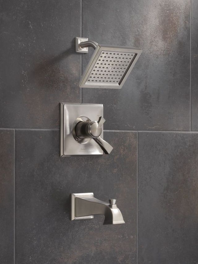 Delta Dryden® Monitor® 17 Series Stainless Tub and Shower Trim-2