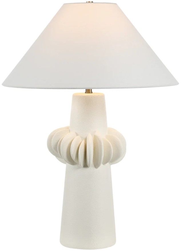 Renwil® Everren Disla Milk White Table Lamp-2