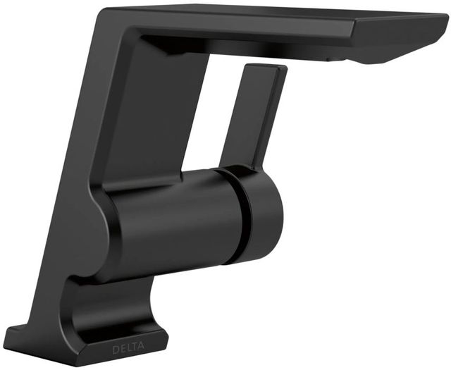 Delta Pivotal® Matte Black Single Handle Bathroom Faucet-0