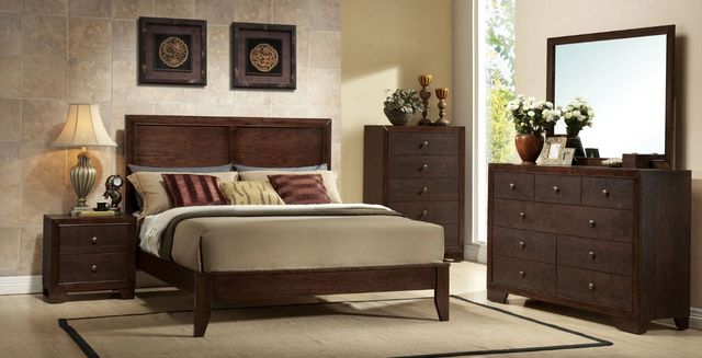 ACME Furniture Madison Espresso Queen Panel Bed-5