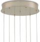 Currey & Company Posh Silver/White 7-Light Multi-Drop Pendant-4