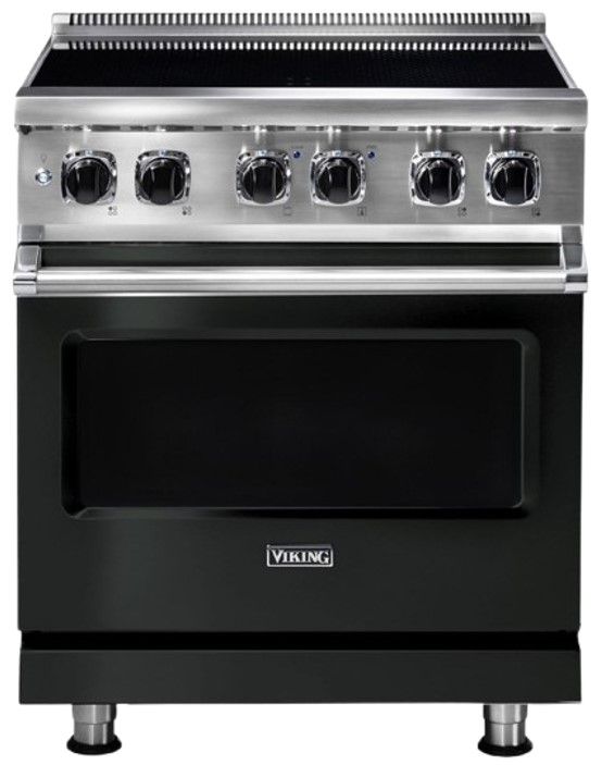 Viking® 5 Series 30" Antique Bronze Pro Style Induction Range-0