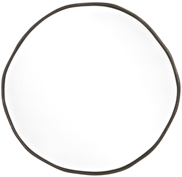 Uttermost® Lowen Dark Bronze Round Mirror-0
