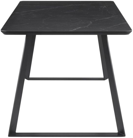 Coaster® Smith 7-Piece Black/Gray Dining Table Set-2