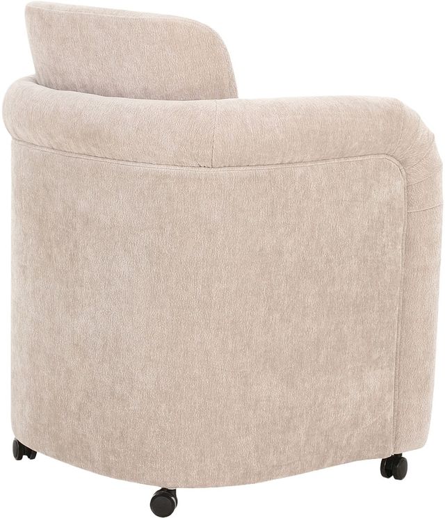 Moe's Home Collection Mesto Taupe Rolling Dining Chair-3