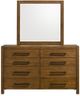 Coaster® Adderley Warm Brown Dresser and Mirror Set-3