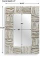 Uttermost® Lathey Bleached Teak Mirror-2